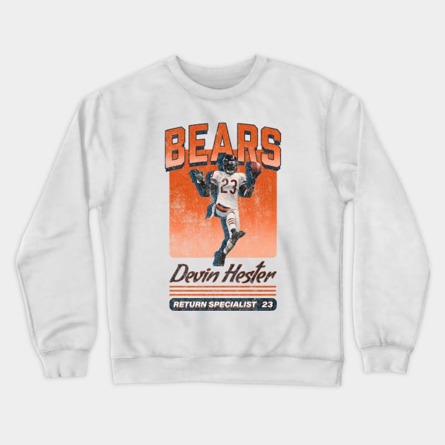 Devin Hester 01 Crewneck Sweatshirt by KC Designs